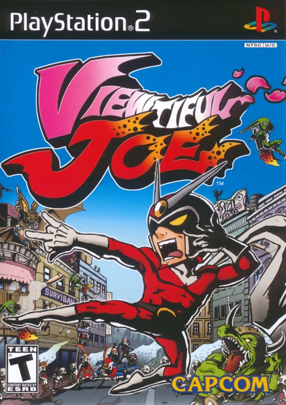 Viewtiful Joe box art for Playstation 2